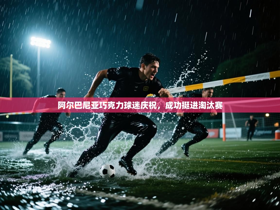 阿尔巴尼亚巧克力球迷庆祝，成功挺进淘汰赛